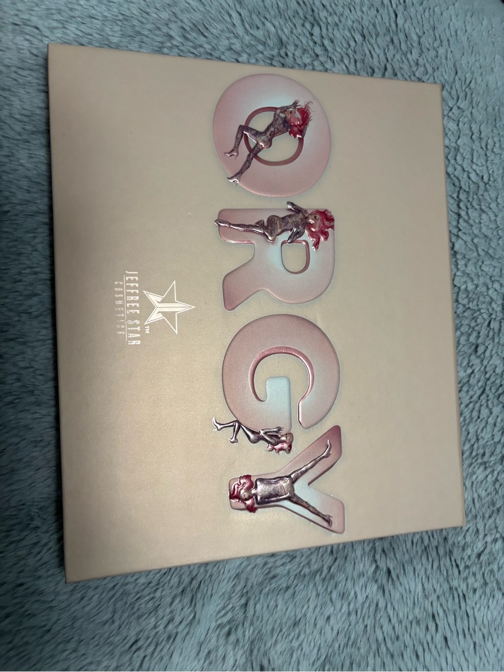 Jeffree Star R O C K Y Eyeshadow Palette - Pink, Rose Gold, Cream